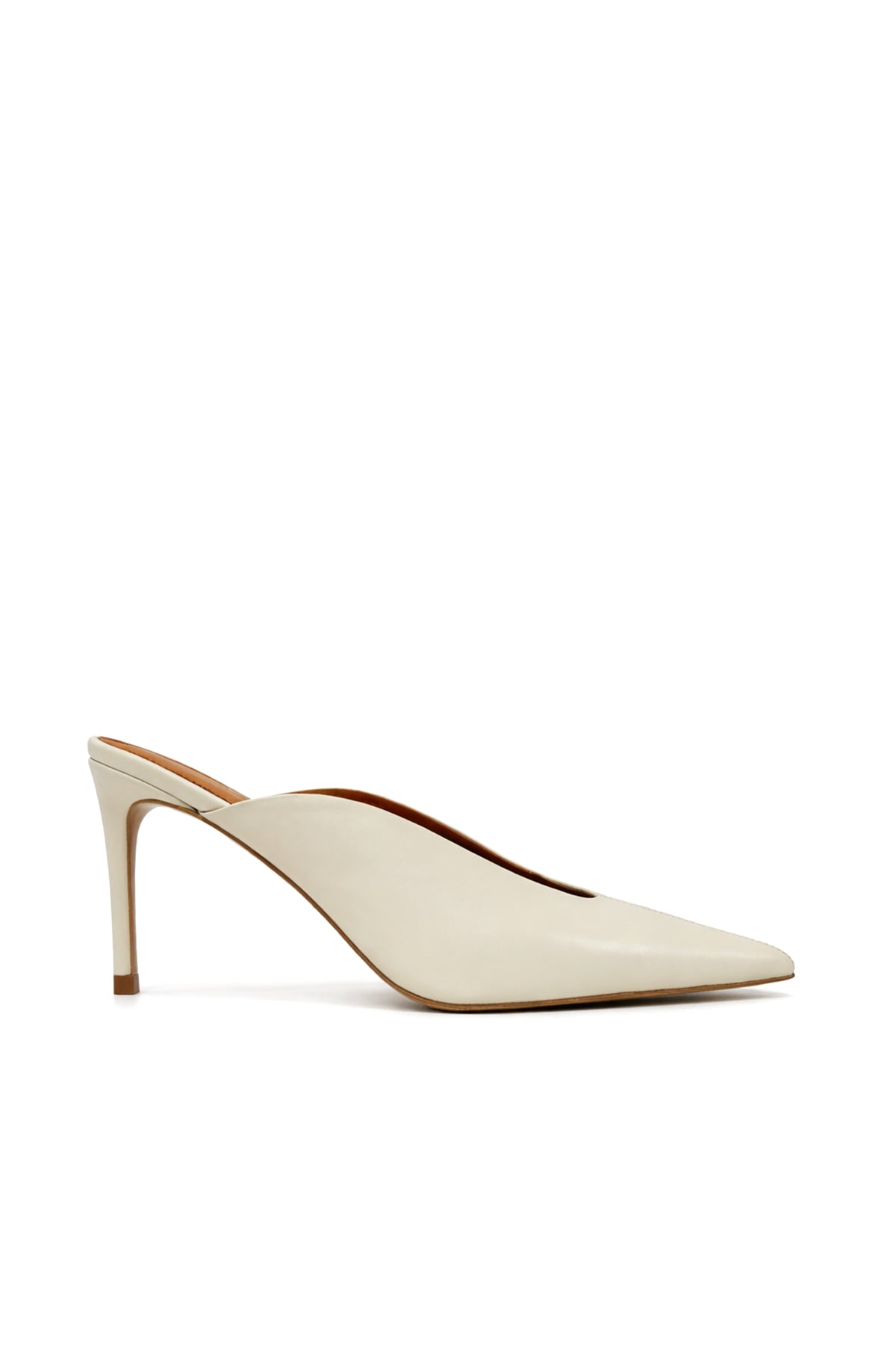 Aveline Deri 8 Cm Topuklu Terlik – Jabotter