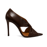 Astrid Leather 10 cm Heeled Slippers