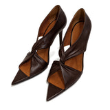 Astrid Leather 10 cm Heeled Slippers