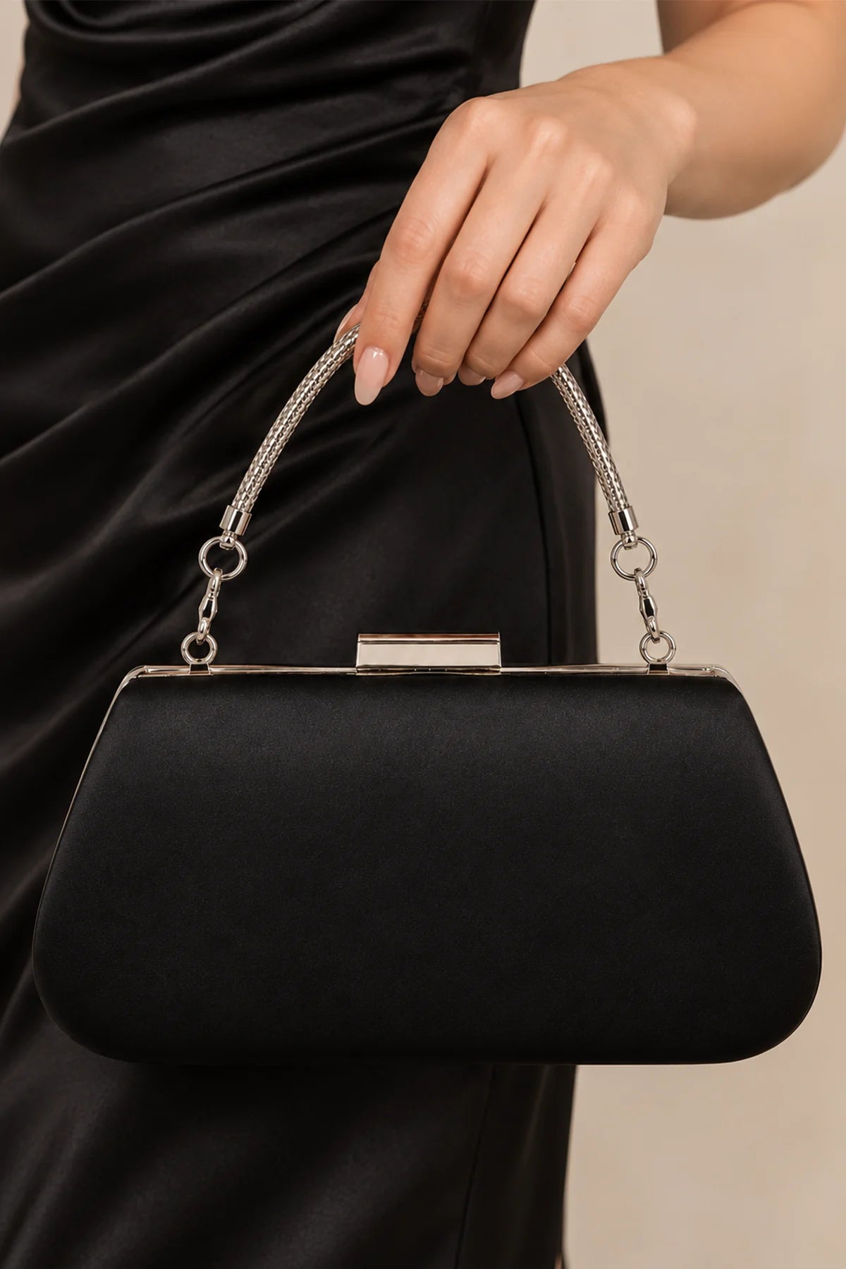 Ava Clutch Saten El Çantası
