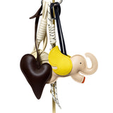 Beige Lucky Elephant Çanta Charm