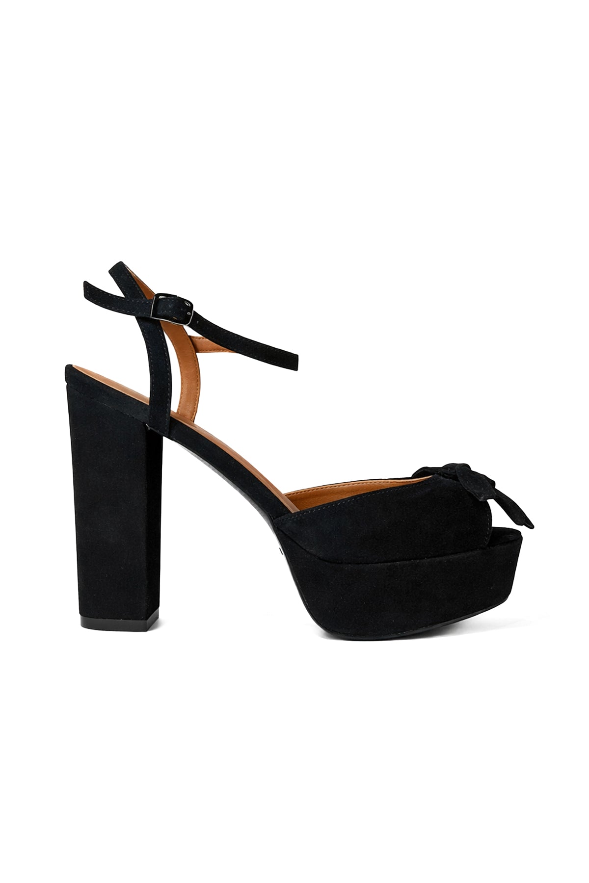 Betty Süet 12 Cm Platform Topuklu Ayakkabı