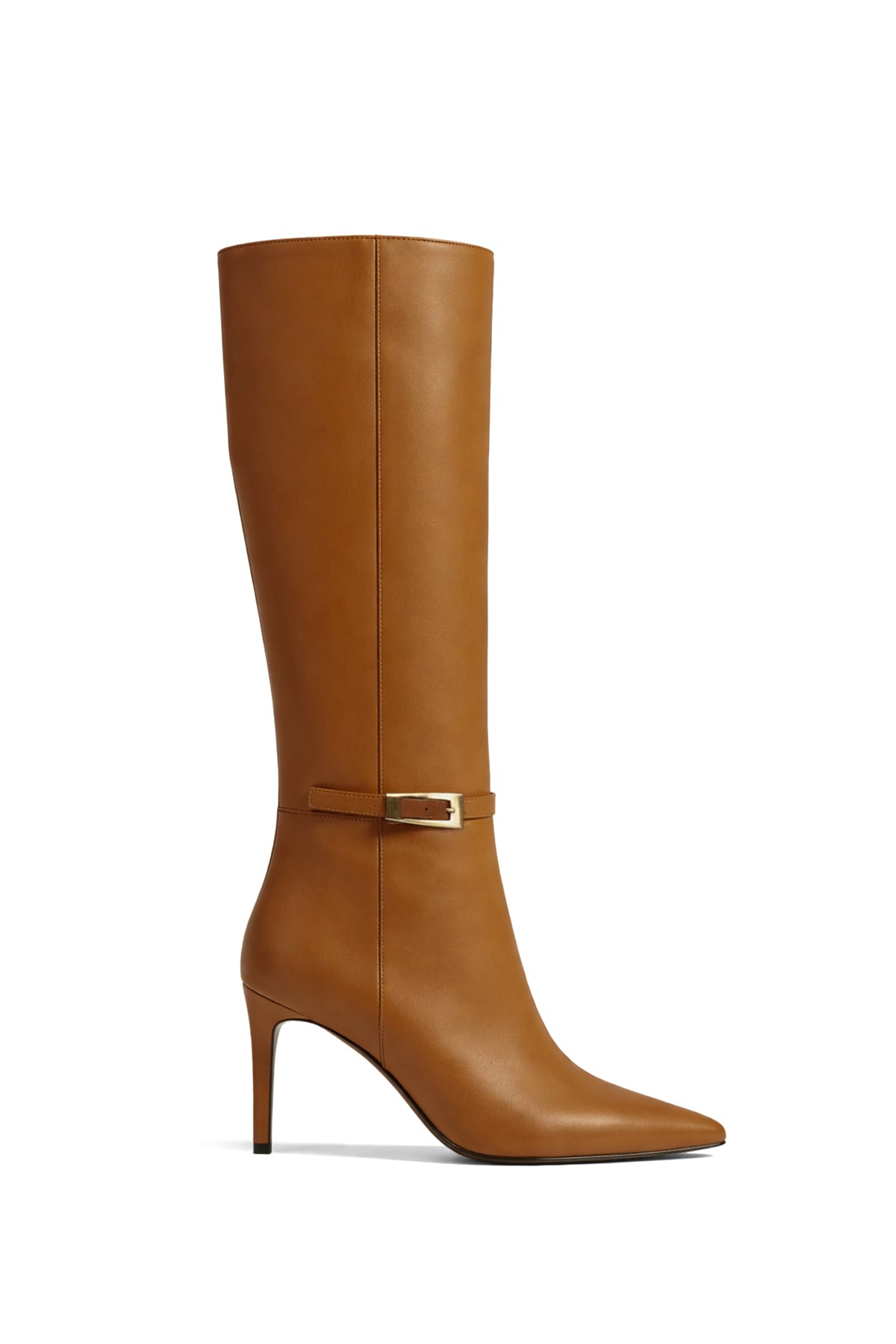 Brighton Deri 8 Cm Topuklu Çizme