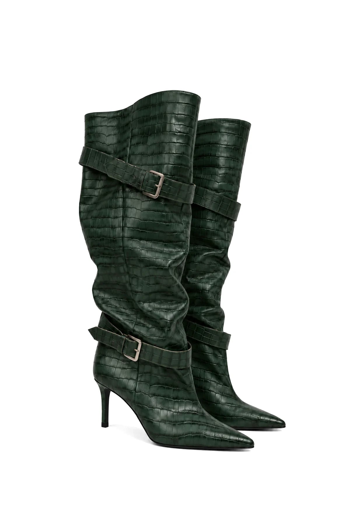 Bronte Leather 8 cm Heeled Boots 