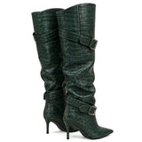 Bronte Leather 8 cm Heeled Boots 