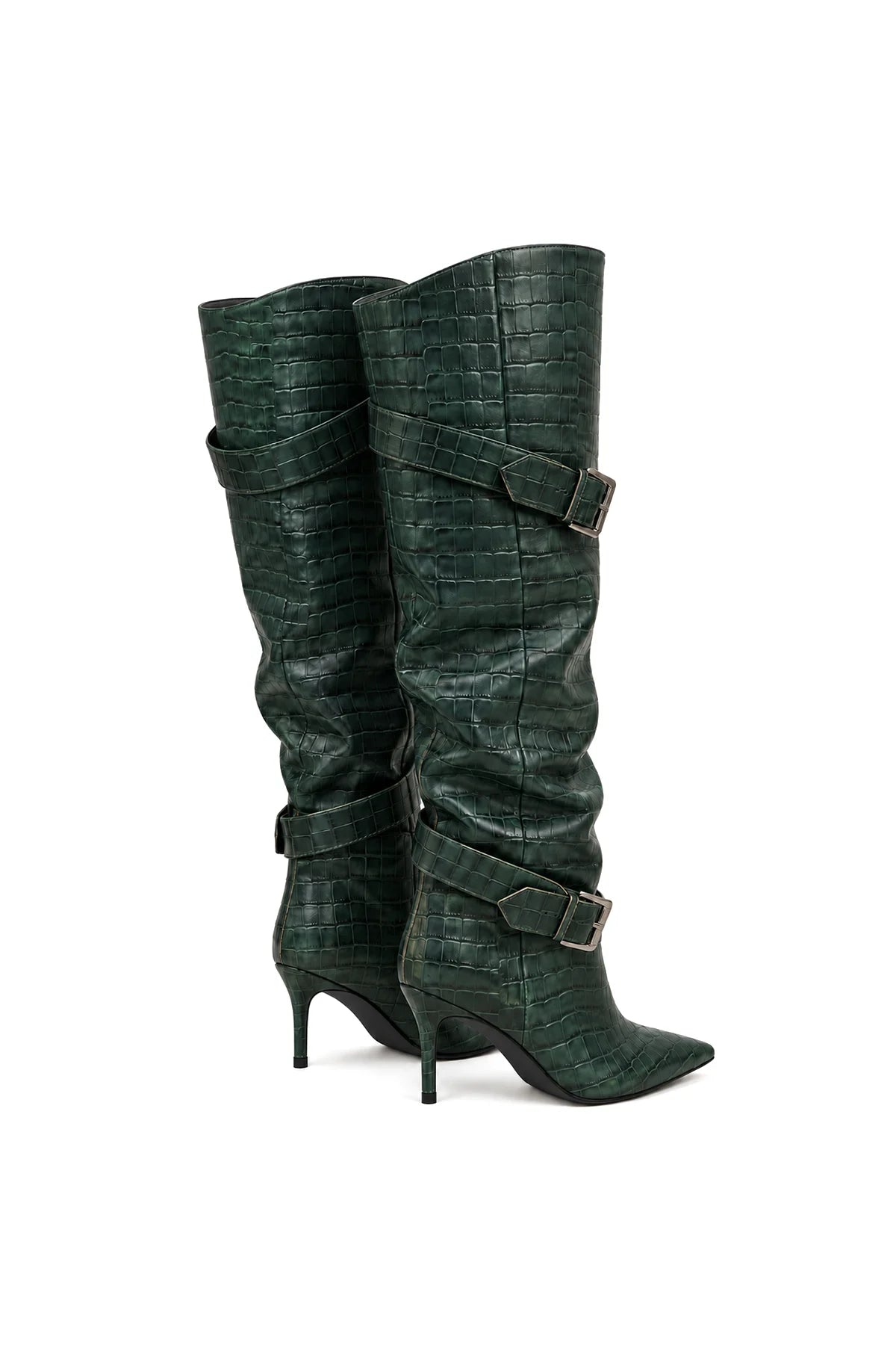 Bronte Leather 8 cm Heeled Boots 