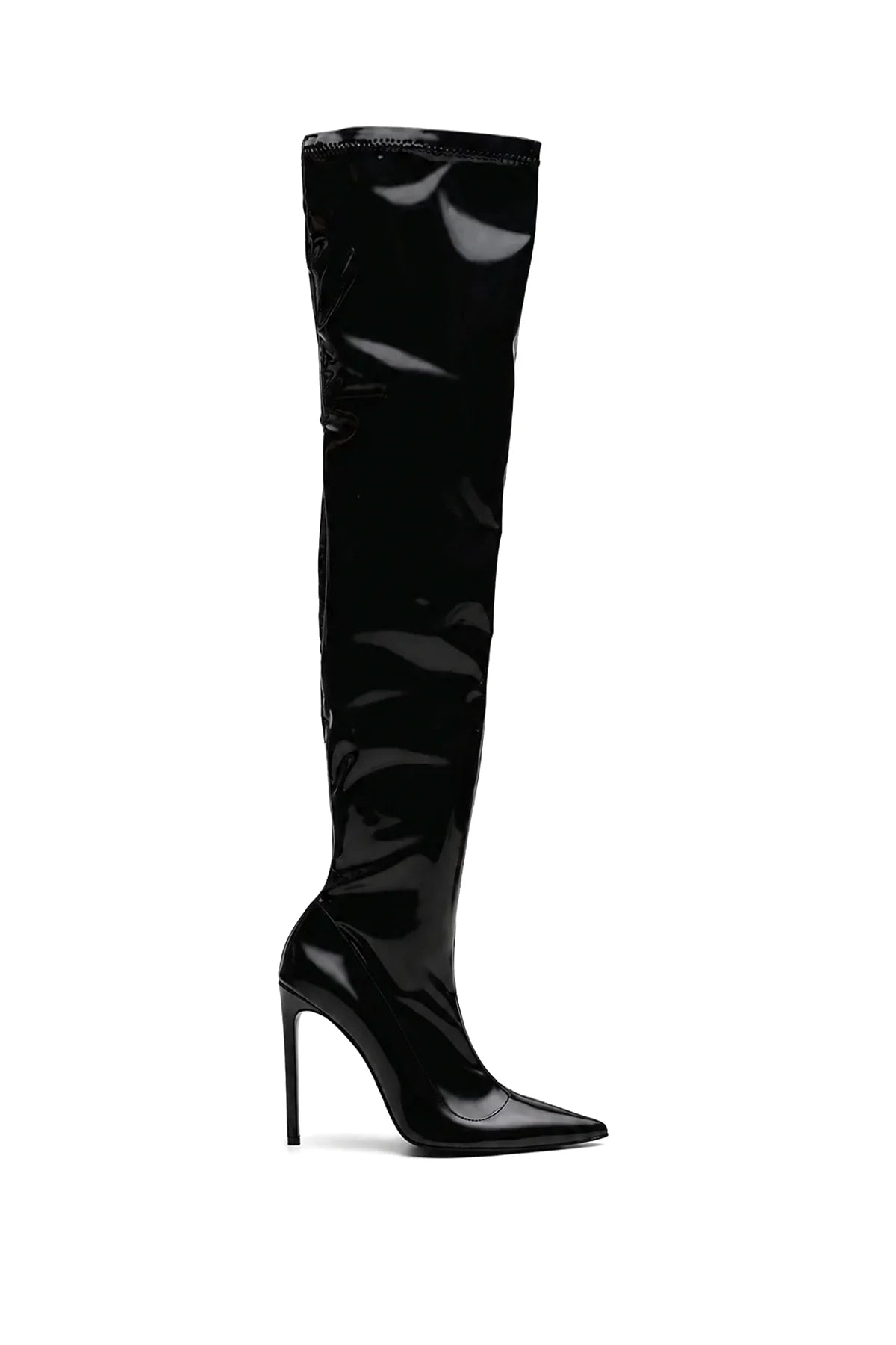 Catwalk Patent Leather 10 cm Heeled Boots 