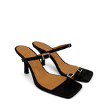 Celine Saten 8 Cm Topuklu Terlik