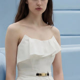 Cloud Straplez Peplum Kadın Büstiyer
