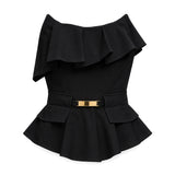 Cloud Straplez Peplum Kadın Büstiyer