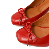 Doha II Deri 8 Cm Topuklu Ayakkabı