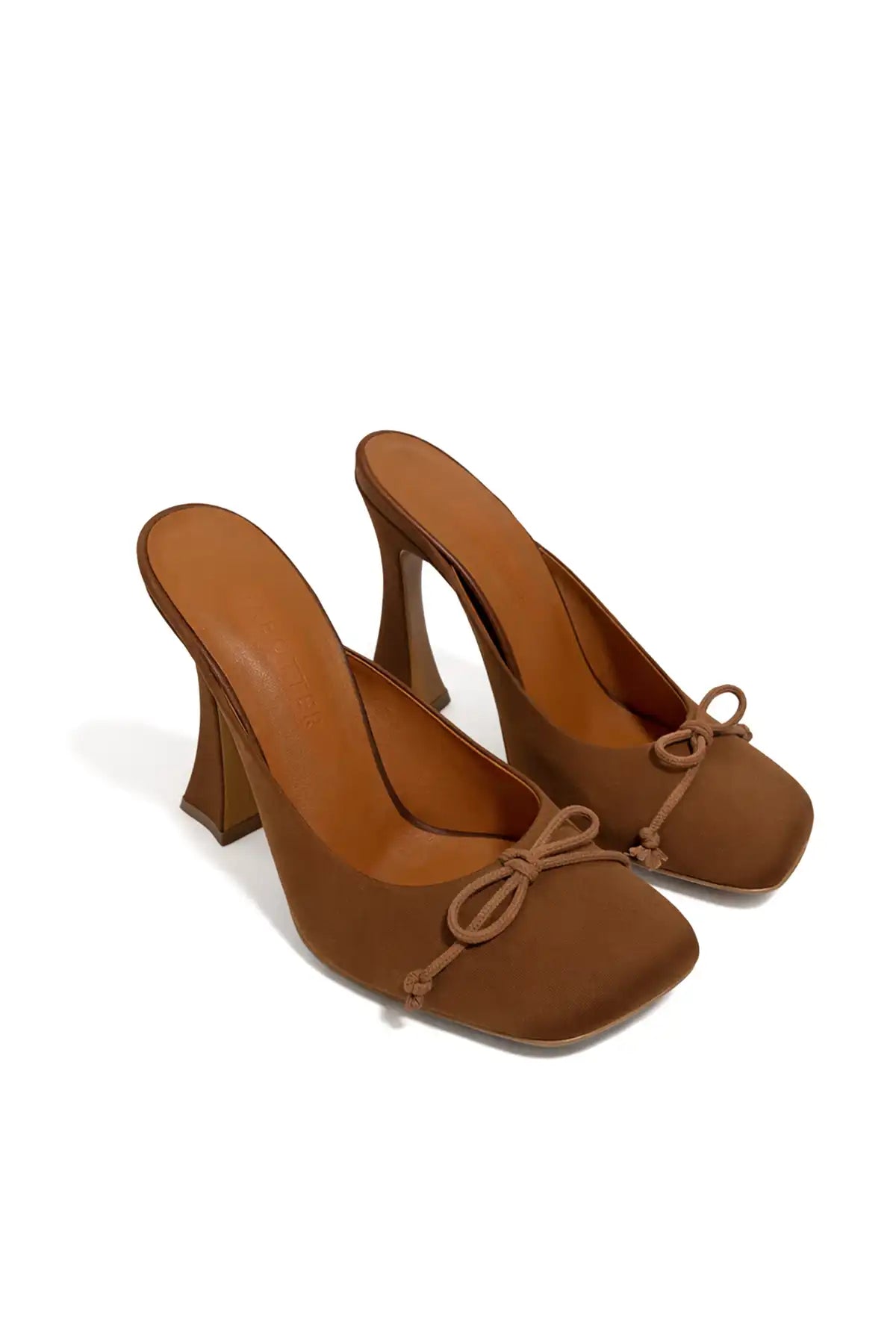 Doha Saten 10 Cm Topuklu Terlik