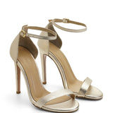 Elegant Mini Leather 10 cm Heel Shoes 