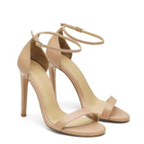 Elegant Mini Leather 10 cm Heel Shoes 