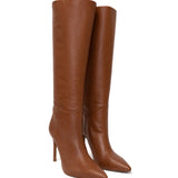 Elina Leather 10 cm Heeled Boots