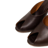 Eloria Deri 10 Cm Topuklu Terlik