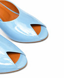 Eloria Patent Leather 10 cm Heeled Slippers