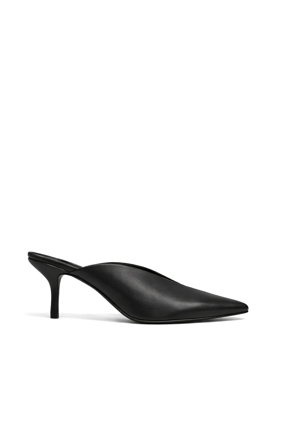 Evelia Leather 7 Cm Heeled Slippers