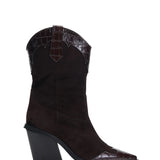 Frida Süet 8 Cm Kovboy Bot