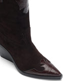 Frida Süet 8 Cm Kovboy Bot