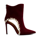 Giselle Süet 10 Cm Topuklu Bot