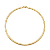 Golden İtalyan 925 Ayar Gümüş Kolye Bileklik Set