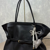 Grey Heart Çanta Charm