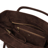 Jabobag Tote Medium Süet Omuz Çantası