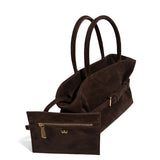 Jabobag Tote Small Süet Omuz Çantası