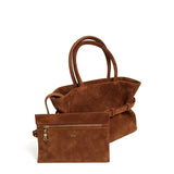 Jabobag Tote Small Süet Omuz Çantası