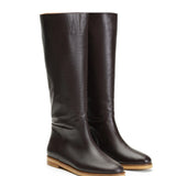 Axel Deri 2 Cm Düz Çizme