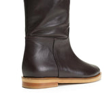 Axel Deri 2 Cm Düz Çizme