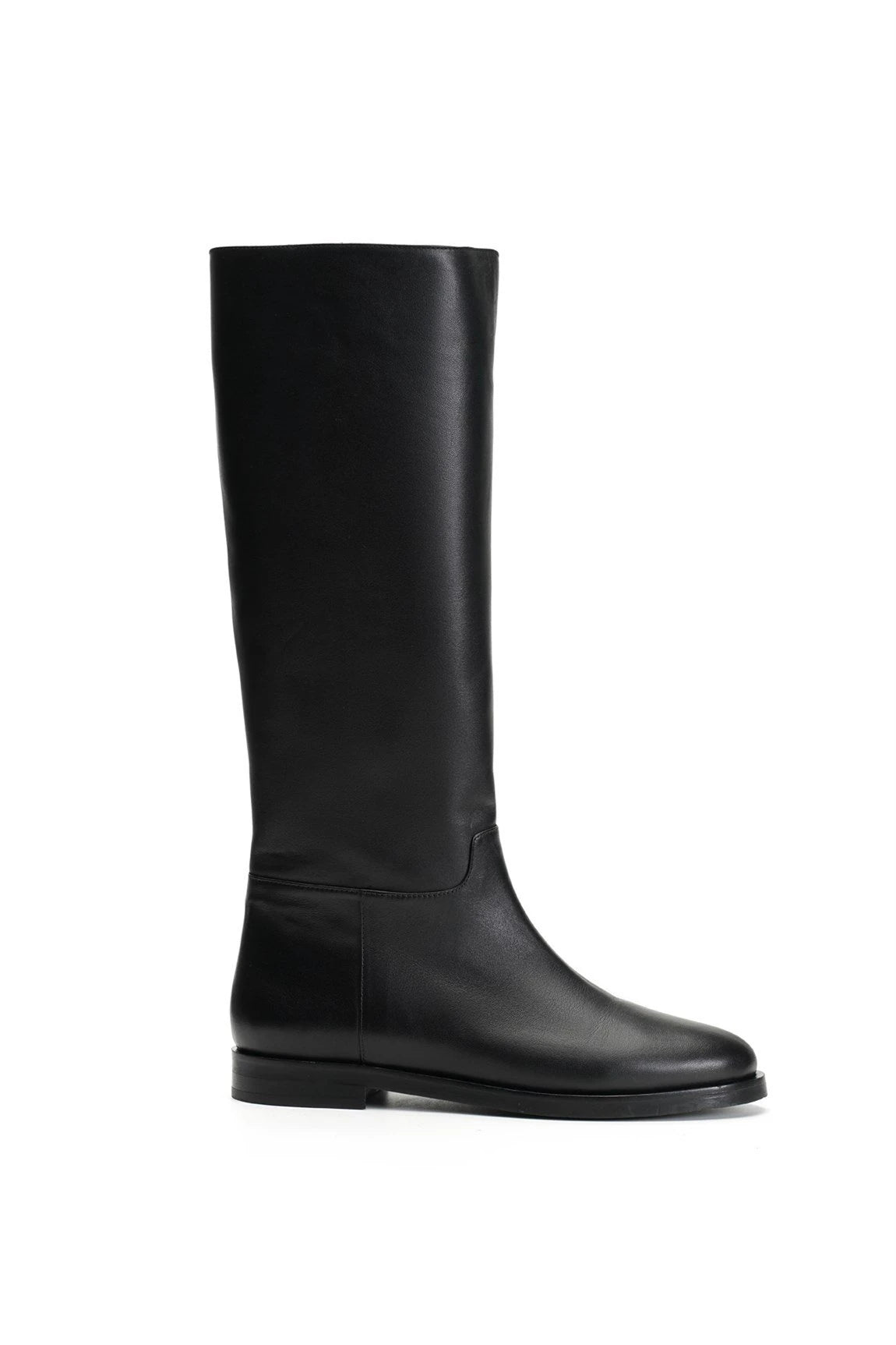 Axel Deri 2 Cm Düz Çizme