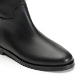 Axel Deri 2 Cm Düz Çizme