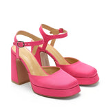 Babs Saten 10 Cm Platform Topuklu Ayakkabı