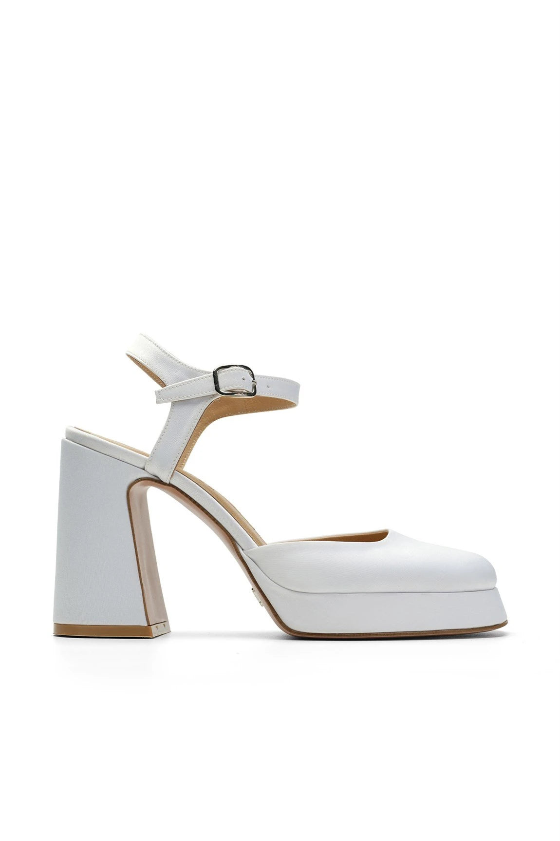 Babs Saten 10 Cm Platform Topuklu Ayakkabı