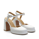 Babs Saten 10 Cm Platform Topuklu Ayakkabı