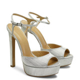 Brida Simli 14 Cm Platform Topuklu Ayakkabı