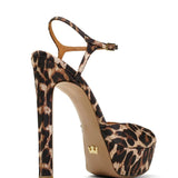 Brida Saten 14 Cm Platform Topuklu Ayakkabı