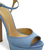 Brida Saten 14 Cm Platform Topuklu Ayakkabı