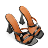 Carmela Rugan 10 cm Heeled Slippers