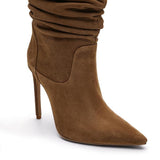 Caroline Süet 10 Cm Topuklu Bot