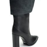 Chapman Deri 10 Cm Topuklu Çizme