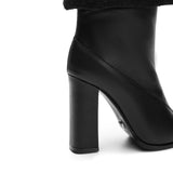 Chloe Deri 10 Cm Topuklu Çizme