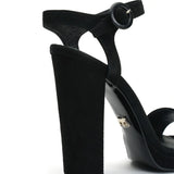 Daff Suede 13 cm Platform Heel Shoes