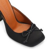 Doha Saten 10 Cm Topuklu Terlik