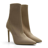 Georgia Streç 10 Cm Topuklu Bot