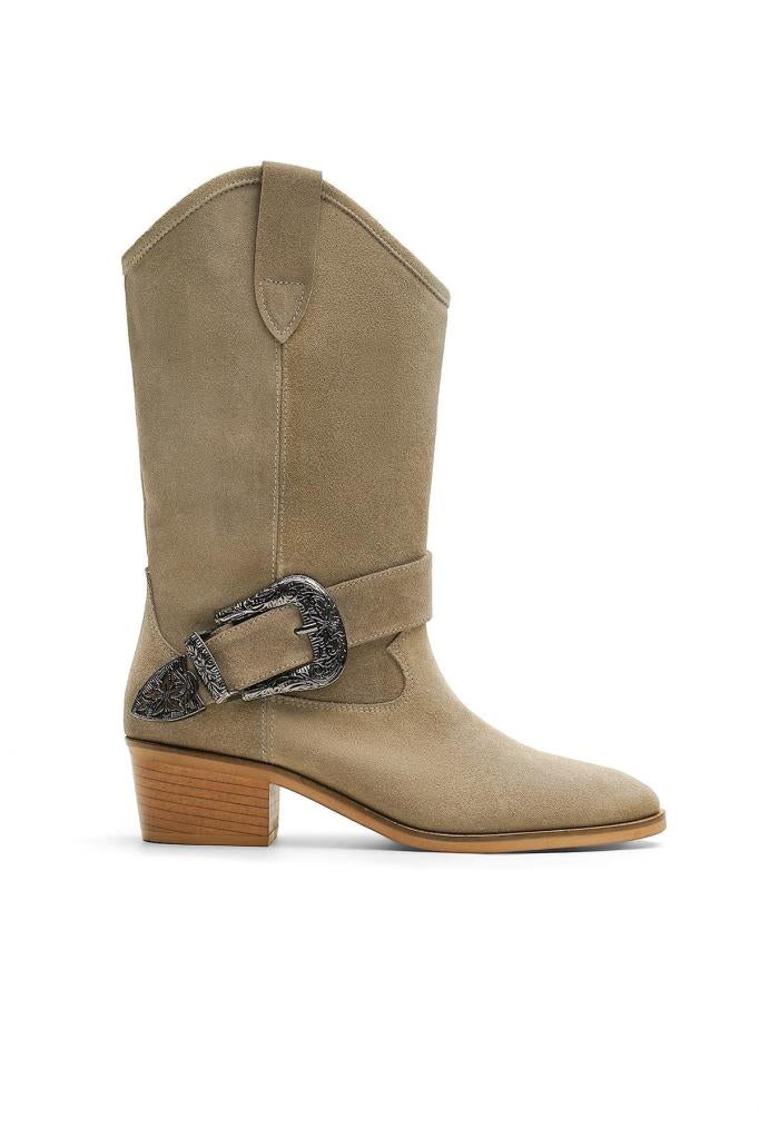 Janet Süet 4 Cm Kovboy Bot