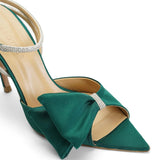 John Saten 10 Cm Topuklu Ayakkabı