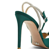 John Saten 10 Cm Topuklu Ayakkabı